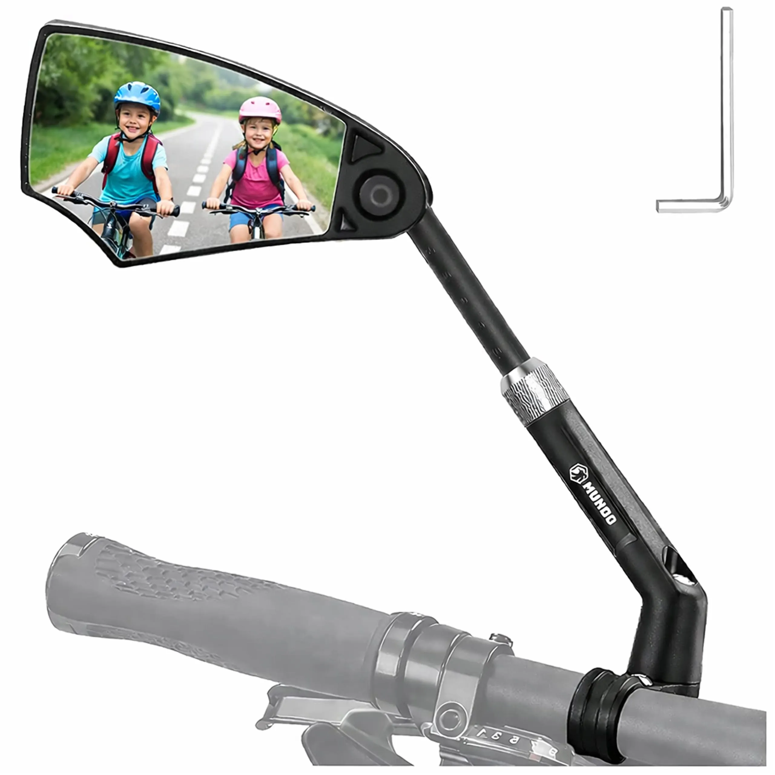 Lusterko rowerowe MUNDO 08CZ (lewe)